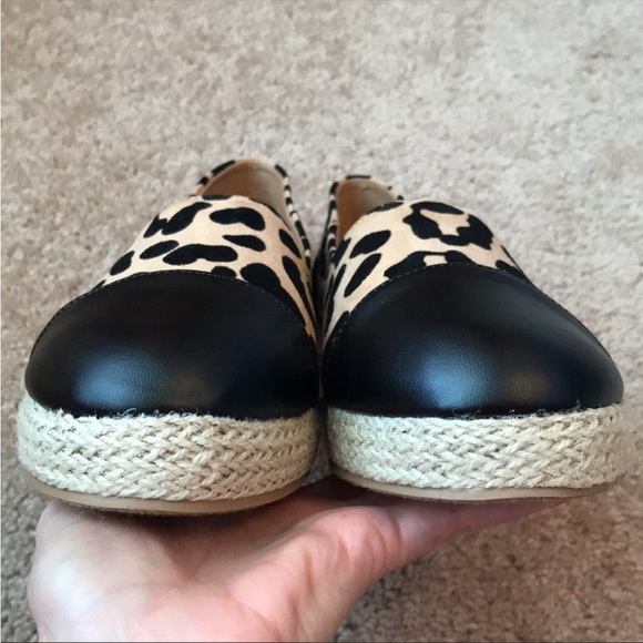 NEW Qupid Leopard Print Espradilles Flats - Picture 5 of 8